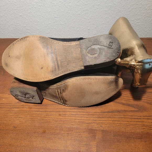 Jannr Suede Western Cowboy Ankle Boot size 7m - Picture 4 of 7